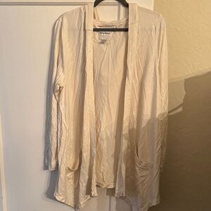 Tommy Bahama Open Face with Pockets Shimmering Hooded Cardigan